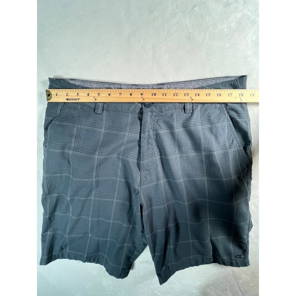 O'Neill Mens 36 Shorts Gray Plaid 9" inseam - Picture 4 of 10